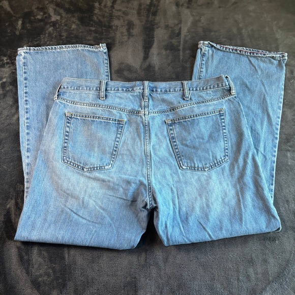 Old Navy Famous Jeans Mens 40x32 Light Wash Bootcut Denim Pants - Picture 1 of 8